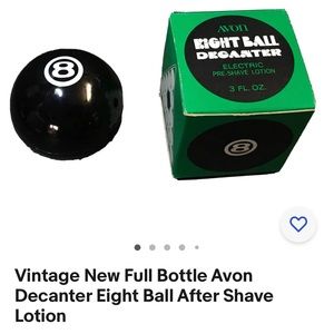 VINTAGE AVON NWOT In Original Boxes 8 BALL SPICY AFTER SHAVE